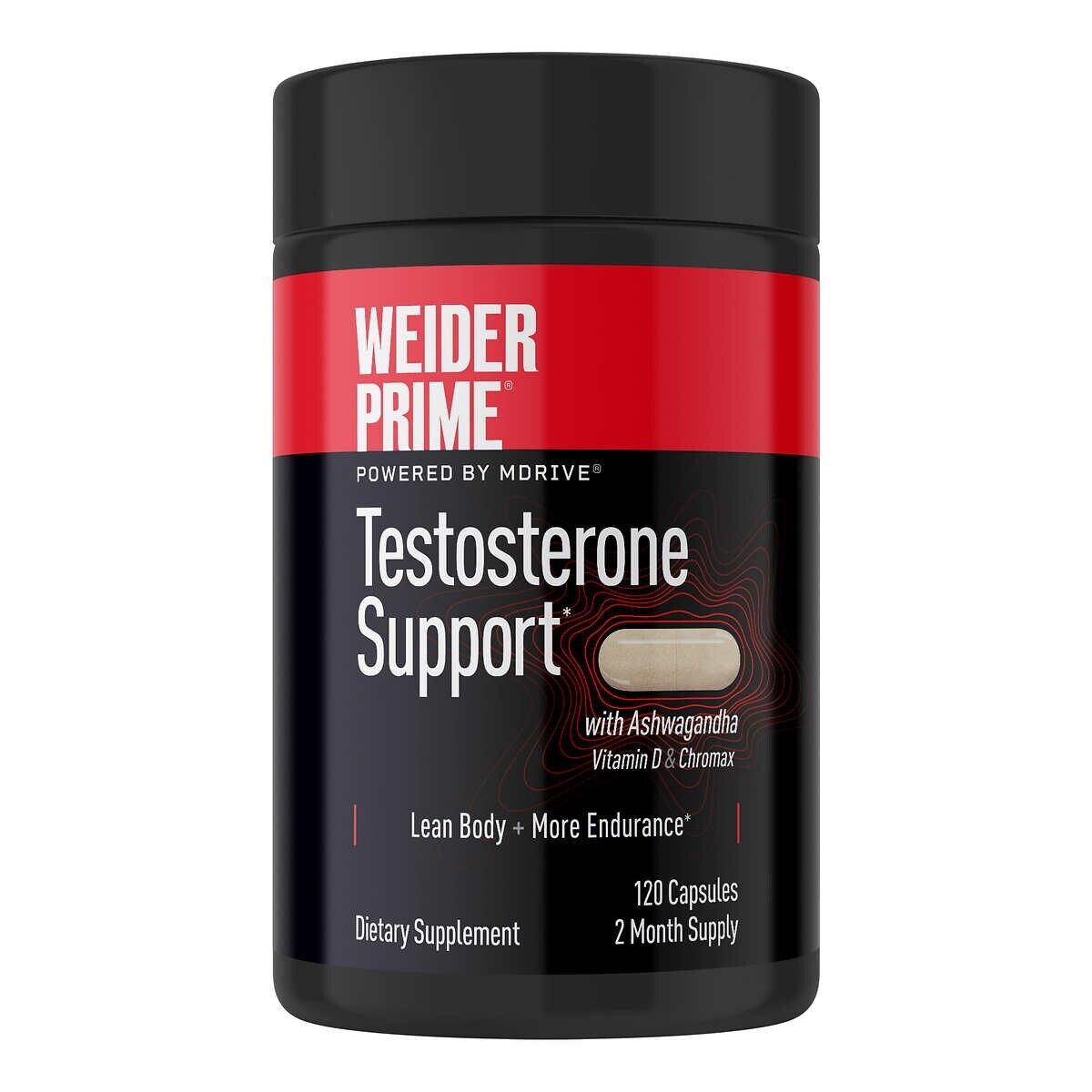 Weider Prime Testosterone Support Reviews